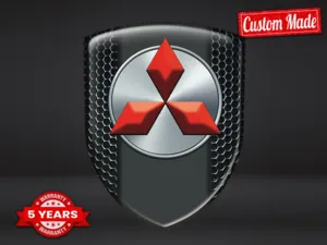 Mitsubishi Adesivo Banner Auto Max Moderno Pro Stile Durevole